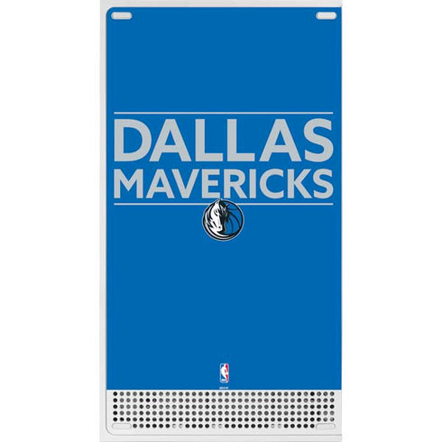 NBA Dallas Mavericks Standard - Light Blue Xbox Series S Console Skin
